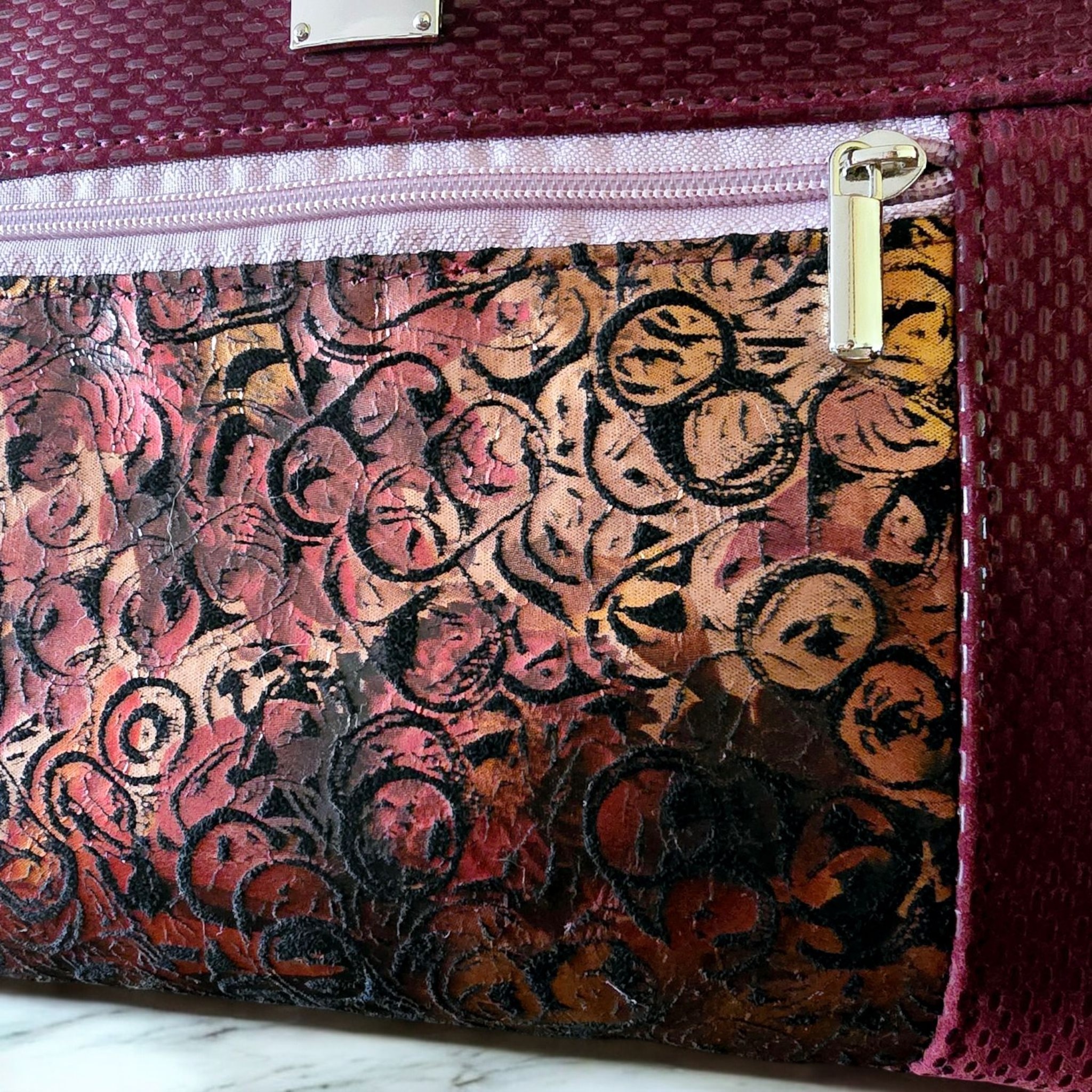 Torba "Burgundy Rose" - obrazek 2