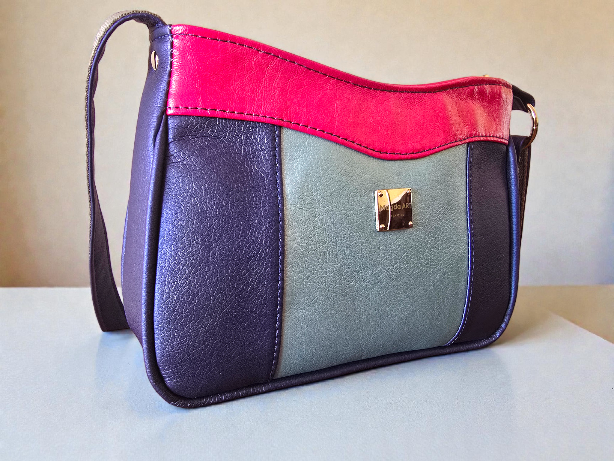 Torebka crossbody "Berry Night" - obrazek 5