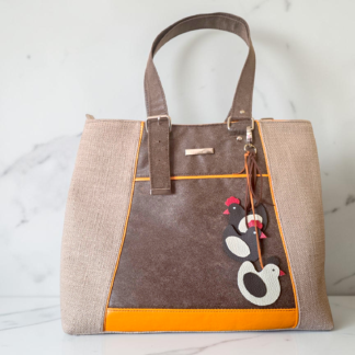 Torebka shopper Natural Brown „Rust Accent”