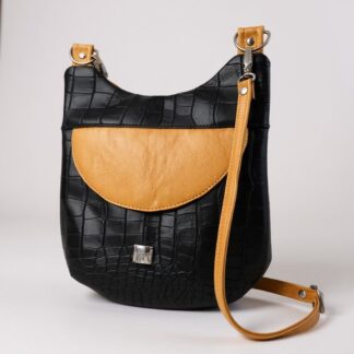 Crossbody "Noir Camel"