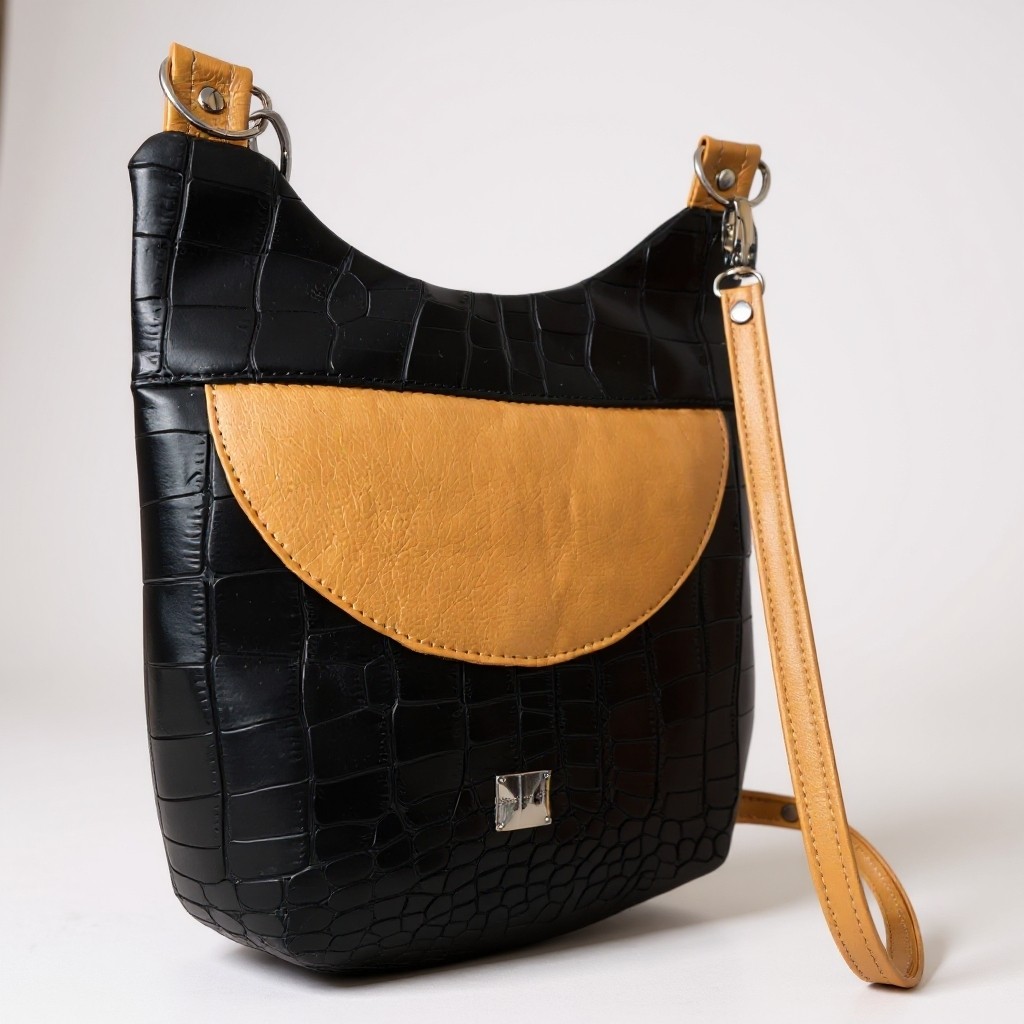 Crossbody "Noir Camel" - obrazek 3