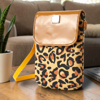 Torebka mini crossbody „Leo Caramel”